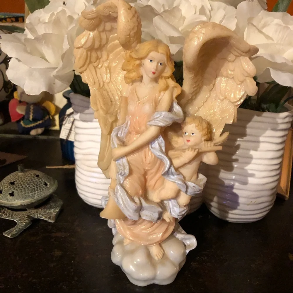 Seraphim Golden Angel & her Cherub! - Picture 11 of 15